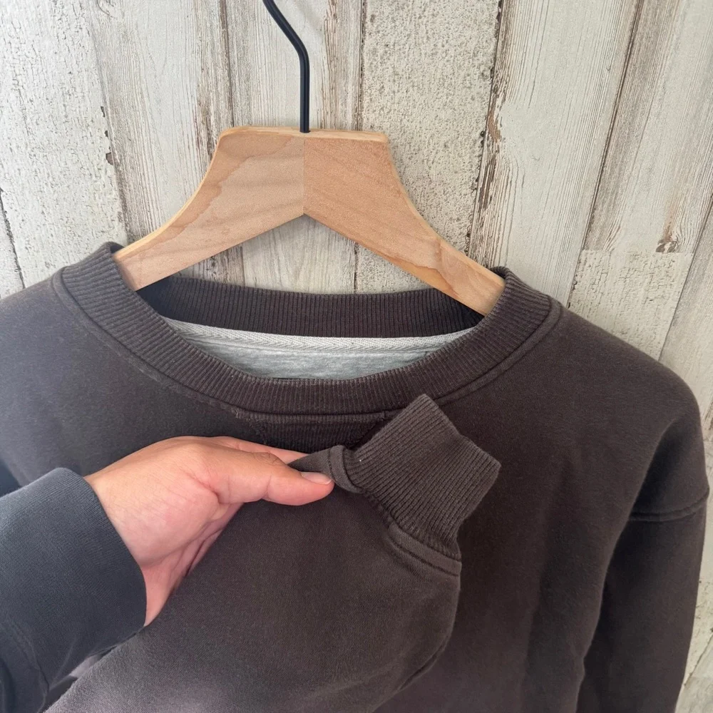Vintage‎ 90s Champion Solid Brown Crewneck Sweatshirt Mens Size Medium